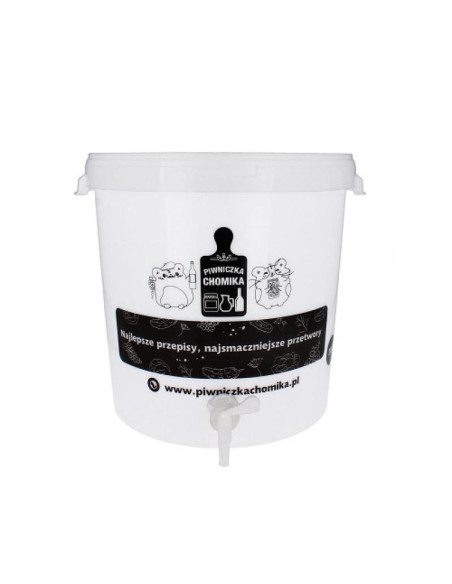 Pojemnik Fermentacyjny 30L z Pokrywą i Kranikiem