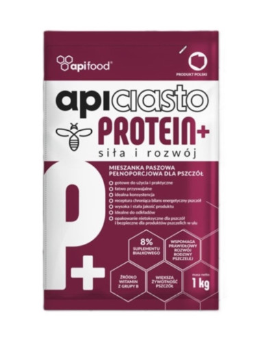 Ciasto dla pszcz&oacute;ł proteinowe na rozw&oacute;j rodziny pszczelej 1kg. Firmy Orion