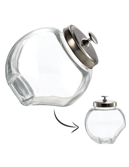 Słoik szklany z pokrywką 4,4 l - Na ciastka, słodycze, herbatę