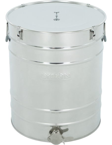 Odstojnik nierdzewny 100 L / ~140 kg, zaw&oacute;r nierdzewny 6/4", uchwyty, klamry, uszczelka &ndash; CLASSIC LINE