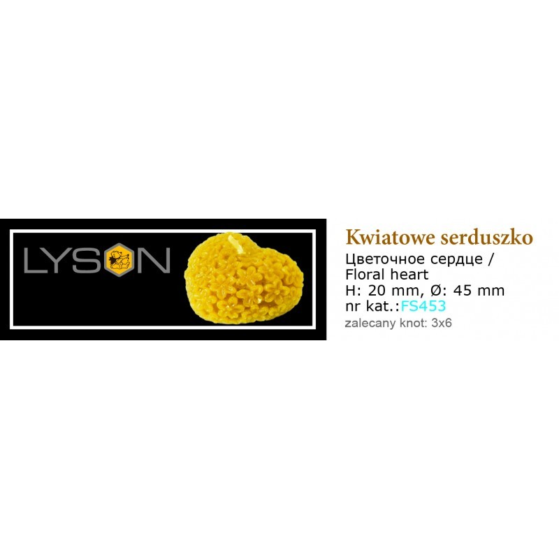 FORMA SILIKONOWA - KWIATOWE SERDUSZKO -...