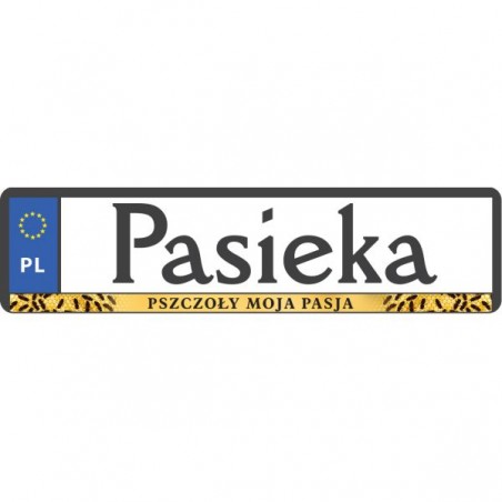 RAMKI DO TABLIC REJESTRACYJNYCH "PSZCZOŁY MOJA PASJA"