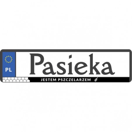 RAMKI DO TABLIC REJESTRACYJNYCH "JESTEM PSZCZELARZEM"