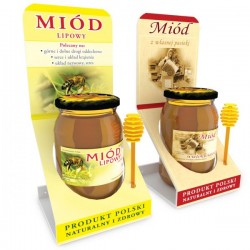 EKSPOZYTOR NA SŁOIK 900ML - MI&Oacute;D SPADZIOWY 2