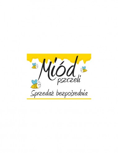 TABLICA REKLAMOWA - "MI&Oacute;D PSZCZELI, SPRZEDAŻ...