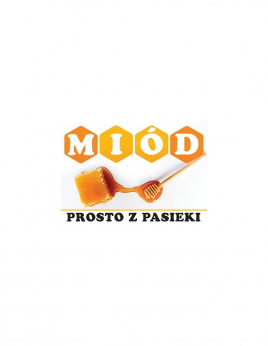 TABLICA REKLAMOWA - "MI&Oacute;D PROSTO Z PASIEKI" - XXL
