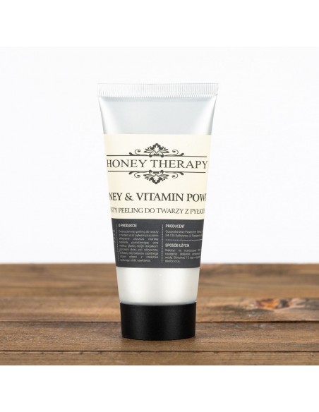 PEELING DO TWARZY - Z MIODEM I PYŁKEM - 50 ML