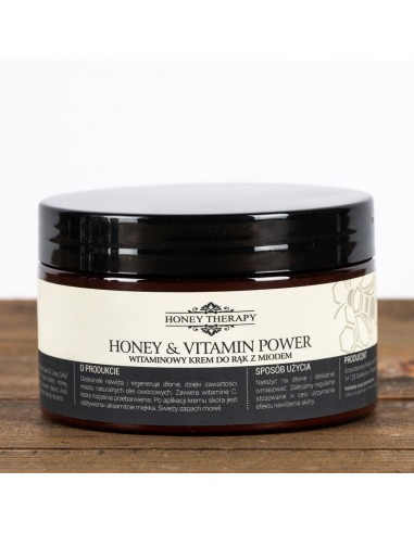 WITAMINOWY KREM DO RĄK Z MIODEM - MORELA - 250ML