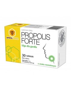 PROPOLIS FORTE - TABLETKI NA GARDŁO - MENTOLOWE - 30 TAB.