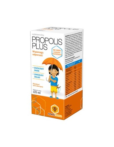 PROPOLIS PLUS - SYROP DLA DZIECI OD 3 ROKU...