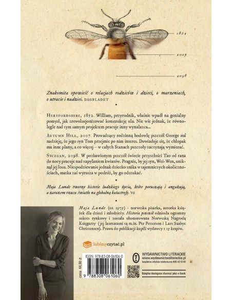 KSIĄŻKA - "HISTORIA PSZCZ&Oacute;Ł" ~ MAJA LUNDE