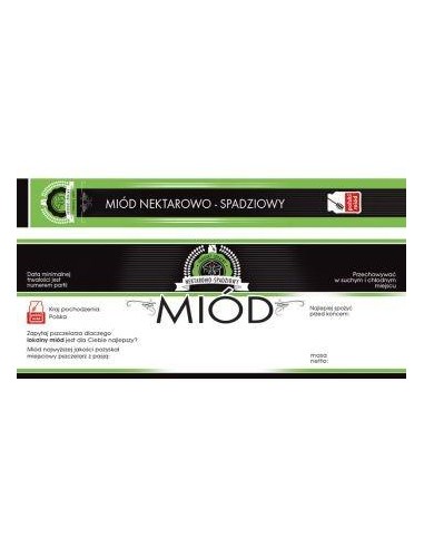 ETYKIETY Z BANDEROLĄ NA MI&Oacute;D...