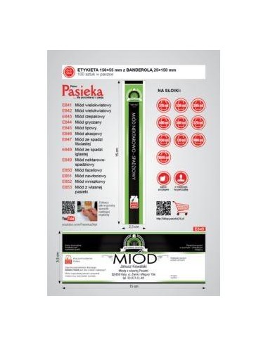 ETYKIETY Z BANDEROLĄ NA MI&Oacute;D...