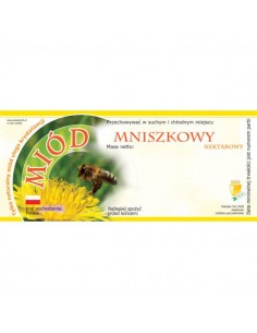 ETYKIETY NA MI&Oacute;D MNISZKOWY 116X50 &ndash; 100 SZT.