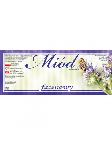 ETYKIETY NA MI&Oacute;D FACELIOWY 154X60 (DUŻE) &ndash; 100...