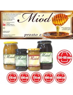 ETYKIETY NA MIÓD PROSTO Z ULA 154X60 (DUŻE) – 100 SZT. 2