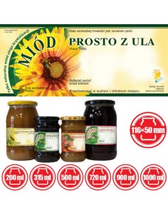 ETYKIETY NA MI&Oacute;D PROSTO Z ULA 116X50 &ndash; 100 SZT. 2