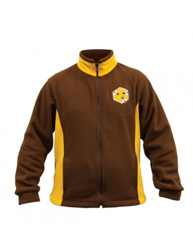 POLAR Z HAFTEM - BRĄZOWY