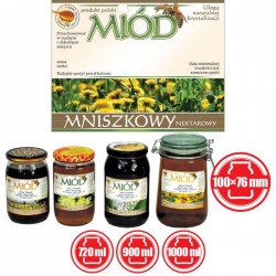 ETYKIETY NA MIÓD MNISZKOWY 100X76 – 100 SZT. 2
