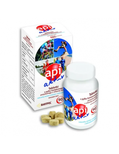 API-AKTIV PYŁEK KWIATOWY W TABLETKACH - 90 TAB.