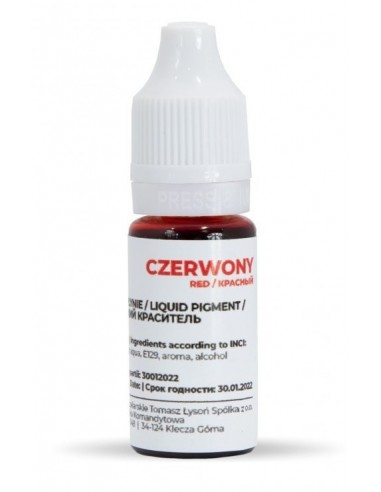 BARWNIK DO MYDŁA 10ML (BRUTTO 16G) - CZERWONY