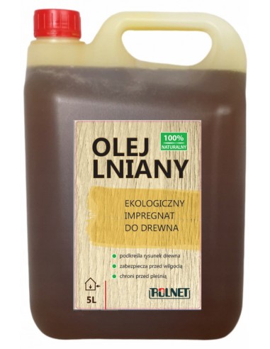 OLEJ LNIANY - IMPREGNAT DO ULI DREWNIANYCH - 5L