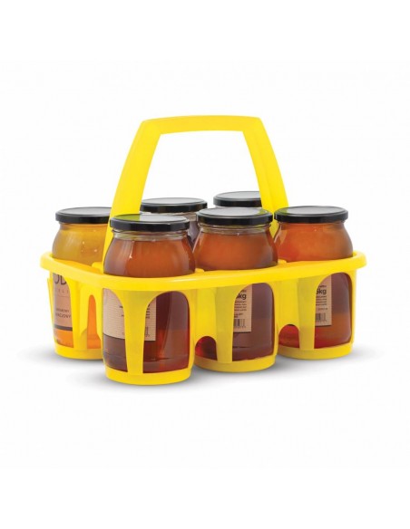 KOBIAŁKA DO TRANSPORTU - NA SŁOIKI Z MIODEM - Ż&Oacute;ŁTA