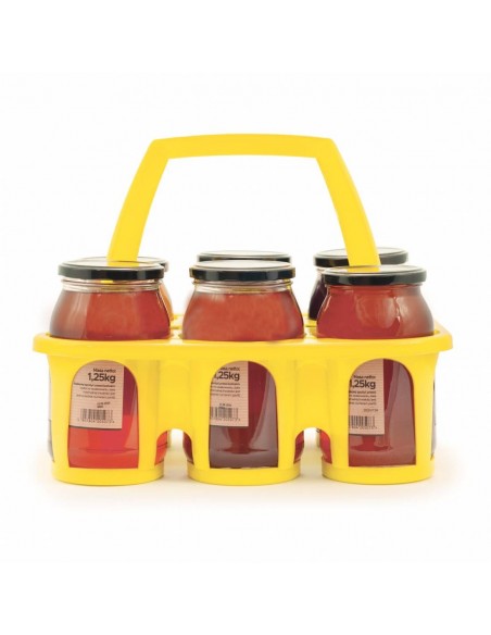 KOBIAŁKA DO TRANSPORTU - NA SŁOIKI Z MIODEM - Ż&Oacute;ŁTA