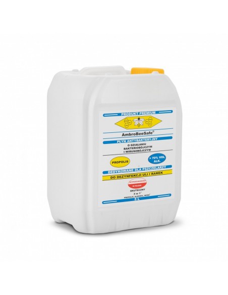 AMBROBEE - PŁYN Z PROPOLISEM DO DEZYNFEKCJI POWIERZCHNI, ANTYBAKTERYJNY - OP. 5 L