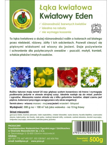 NASIONA - ŁĄKA KWIATOWA EDEN 500G