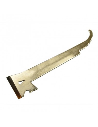 DŁUTO - NIERDZEWNE ZĄBKOWANE - Z OTWIERACZEM