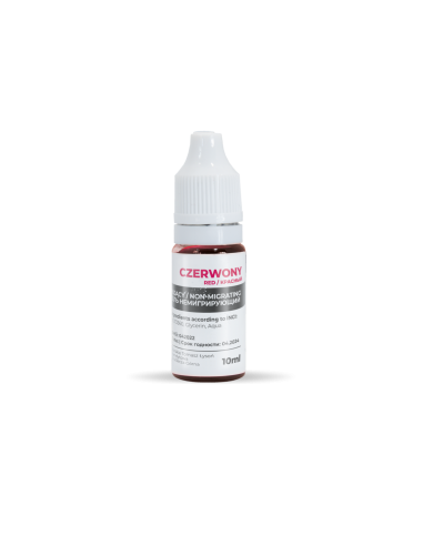 BARWNIK NIEMIGRUJĄCY DO MYDŁA 10ML - CZERWONY