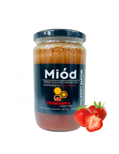 MI&Oacute;D WIELOKWIATOWY Z TRUSKAWKAMI - MALINOWY...