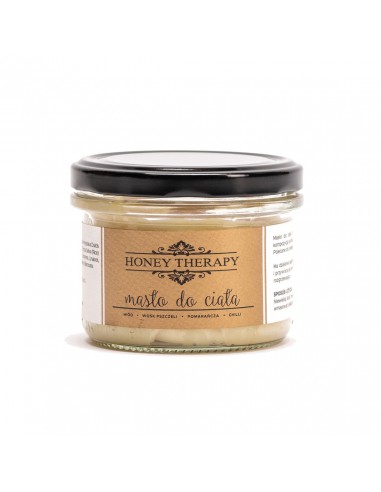 Masło do Ciała - Mi&oacute;d, Wosk, Pomarańcza - 140g