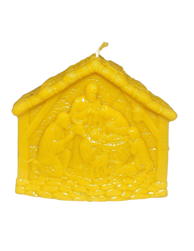 ŚWIECZKA - SZOPKA BETLEJEMSKA - WYS. 10 CM